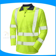 EN471 Class 3 and ANSI/ISEA 107-2010 Class 3 long sleeve high visibility shirts